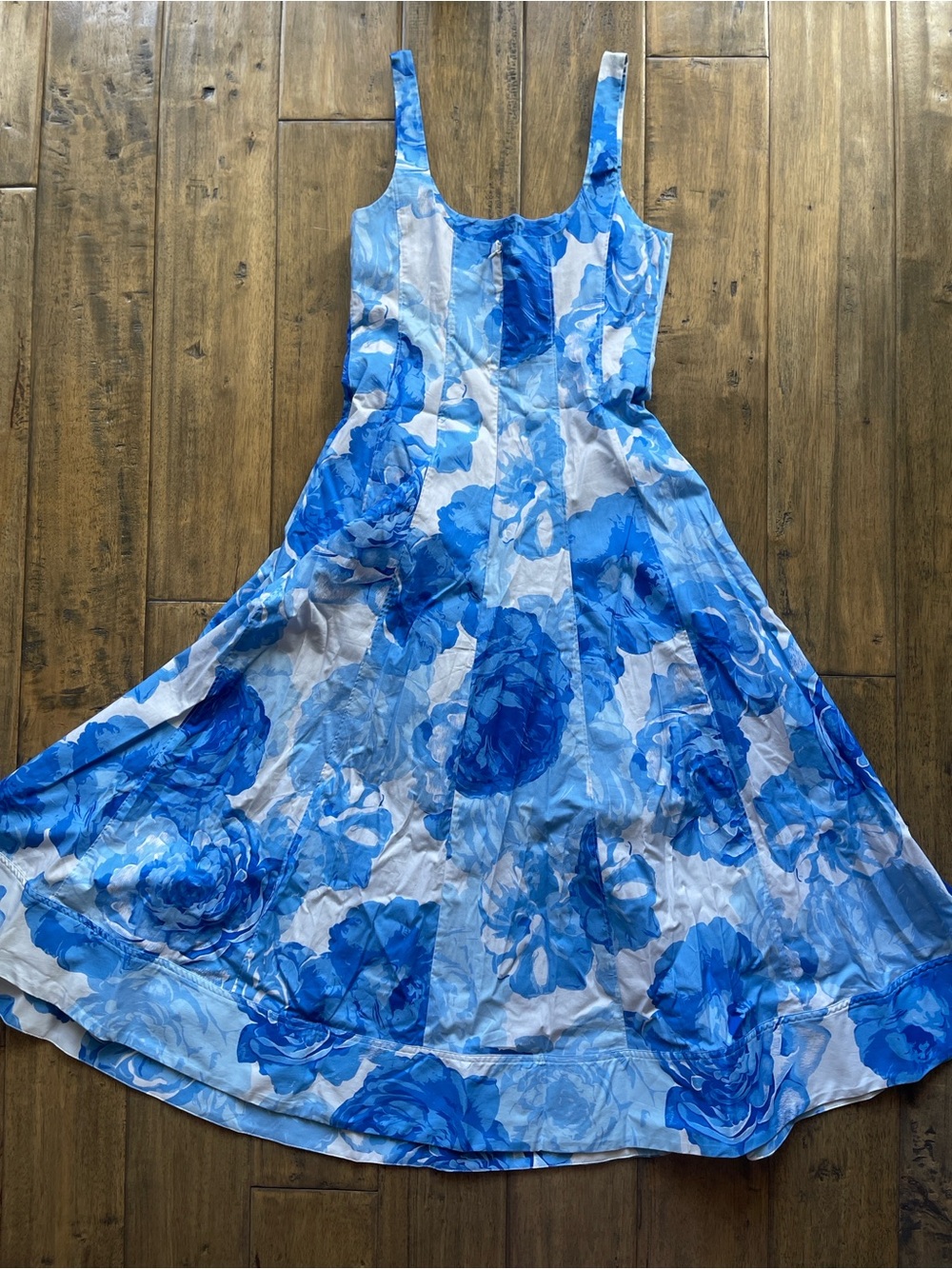 ✨NEW✨Milly Nia Floral Print Midi Cotton Stretch Dress - Picture 5 of 8